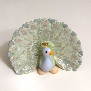 VINTAGE Precious Moments Peacock figure